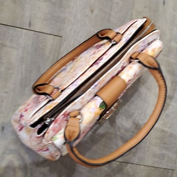 Dana Buchman Floral Bag Handbag Shoulder Purse Tote Satchel WOMEN'S WOMAN'S - Picture 6 of 12